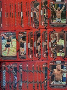 2023 Prizm UFC PICK YOUR CARD for RUBY RED WAVE PRIZM PRIZM SET #1-200 VET RC