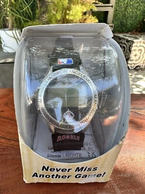 2001 Anaheim LA Angels MLB Game Time Schedule DIGITAL Watch With Box RARE - Image 1 of 4