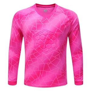 Boys Goalkeeper Jersey Padded Youth Goalie Shirts Football Training Uniform - Picture 1 of 36