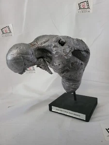 Spider-Man 3 Production Made Venom Study Silver Foam Maquette w/ Stand Prop COA - Picture 1 of 8