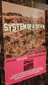 Rare Vintage 16x12 Rock CD Promo Display Poster(Read)- System Of A Down - Picture 1 of 2