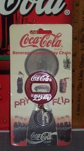 COCA - COLA BRAND BOTTLE OPENER KEY CHAIN NEW OLD STOCK - Picture 1 of 2