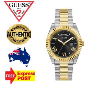 GUESS CONNOISSEUR GW0265G5 SILVER/GOLD/BLACK MENS QUARTZ WATCH NEW IN BOX - Picture 1 of 7