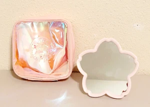 Starbucks Cherry Blossom Fantasy Hand Mirror Set Korea 5" - Picture 1 of 5