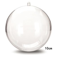 Fillable Clear Hanging Ball Wedding Party Candy Box Ornament Bauble Decor Gift