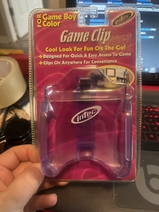Intec Game Clip Gameboy Color Accessory #G2300 (Purple) - New Factory Sealed - Picture 1 of 2