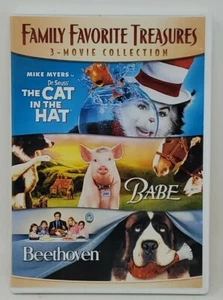 Family Favorite Treasures 3-Movie Collection (The Cat In The Hat / B - VERY GOOD - Picture 1 of 3