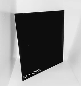  "PLEXIGLAS ACRYLBLATT SCHWARZ BLICKDICHT #2025 1/8"" x 6"" x 12" - Bild 1 von 4