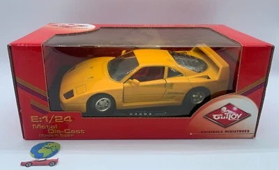 Guiloy Ferrari F40 1987, automodello scala 1:24 - 1:25, vintage (2544) - Immagine 1 di 4