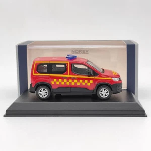 Norev 1/43 Peugeot Rifter Secours Medical Diecast Models Car Christmas Gift Red - Picture 1 of 7