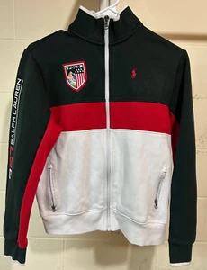 Polo Ralph Lauren Boy's Alpine Racing 67 Colorblock Full Zip Jacket L (14/16) - Picture 1 of 5