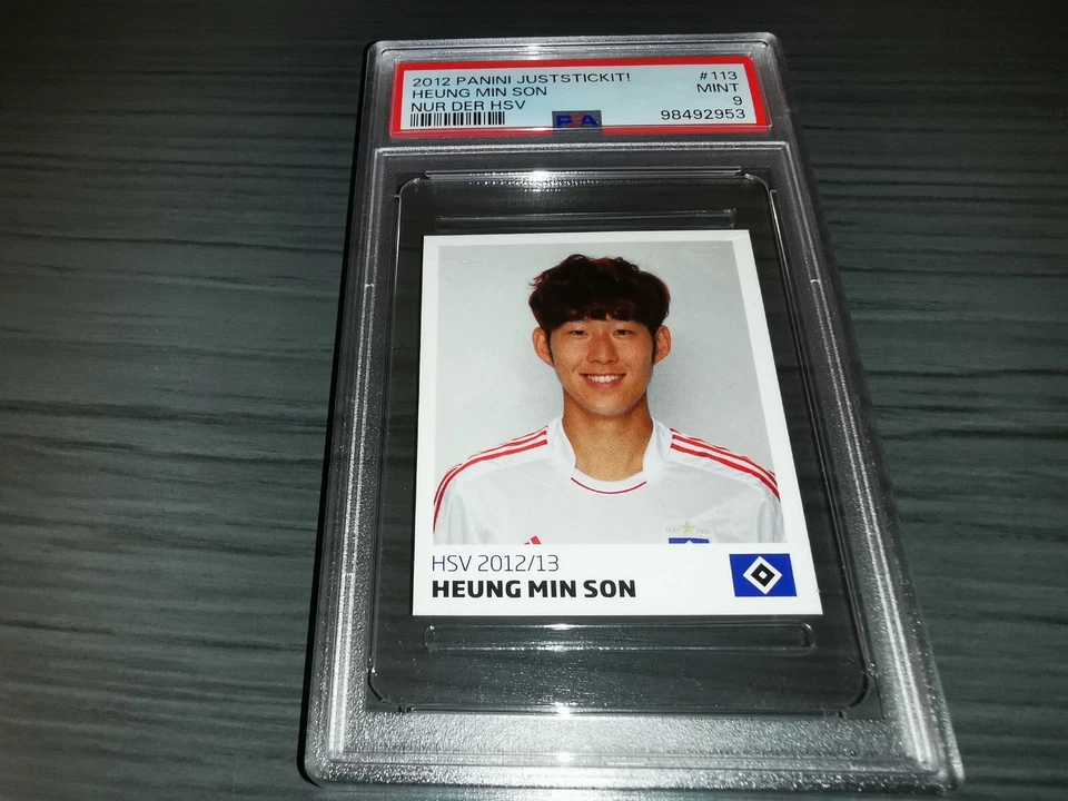 Pegatina Heung Min Son 2012 solo el HSV PSA 9 #113 Foto 1 de 2
