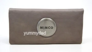 MIMCO MIM LEATHER WALLET IN DOVE GREY BNWT RRP$149 - Picture 1 of 6