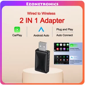 Adattatore USB CarPlay Android Auto Wireless per stereo per auto Plug and Play - Imagen 1 de 7
