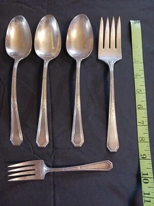Lot Of 5 WM Rogers & Sons AA Silverplate Flatware - Fast Shipping! - Picture 1 of 14