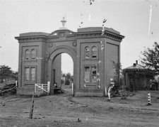 Novo 8x10 Foto De Guerra Civil: Cemitério Evergreen Portão No Cemitério Hill, Gettsyburg