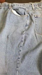 GEOFFREY BEENE VINTAGE MEN'S DENIM BLUE JEANS - SIZE: 40/32 - Picture 1 of 5