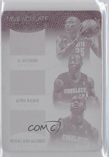 2013 Panini Immaculate Printing Plate Magenta 1/1 Al Jefferson Kemba Walker 1u6
