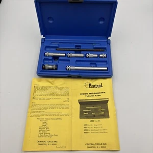 Central Tool Company Inside Micrometer - Tubular Type - No. 80- 1-1/2"-8" Range - Picture 1 of 9
