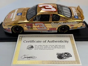 ACTION DALE EARNHARDT #3 GM GOODWRENCH SERVICE PLUS 2001 MONTE CARLO GOLD CHROME - Picture 1 of 8