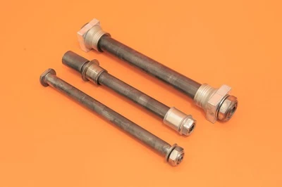 2005 05-17 CRF450X CRF 450X OEM Front Rear Swingarm Axle Bolt Shaft Spindle Set - Image 1 of 4