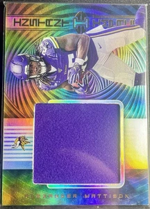2019 Panini Illusions Instant Impact Alexander Mattison Vikings Jersey RC #IA-AM - Picture 1 of 2