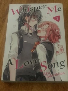 Whisper Me a Love Song 1 by Eku Takeshima (PB, 2020) Japanese Comic - Picture 1 of 4