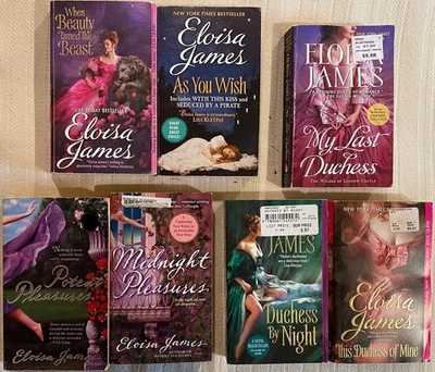 Eloisa James - PARTIAL SERIES - 7 Book Lot Historical Romance Novel Paperback Foto 1 de 2