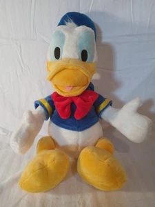 Donald Duck Disney Plush 17" Stuffed Toy Blue Sailor Outfit Red Bow Vintage Doll - Picture 1 of 4