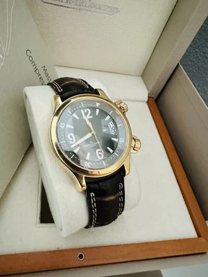 Compressor Jaeger LeCoultre Master ouro rosa 18k ref Q1722440 ~ Caixa e manual - Imagem 1 de 4