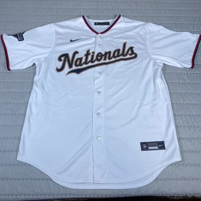 Nationals #22 Soto Majestic Jersey Men's sz L 2019 World Series Patch - Image 1 of 4
