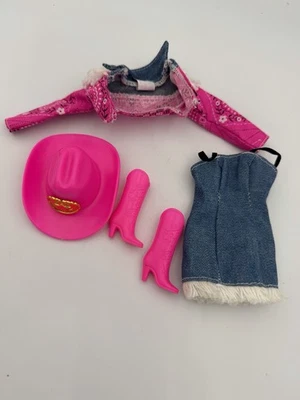 芭比西部乐趣女牛仔时尚牛仔服装 1994 年美泰 12779 — 第 1/4 张图片