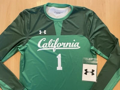 Camiseta de portero de fútbol Under Armour grande verde unisex California 1261032 nueva con etiquetas Foto 1 de 4