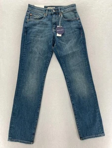 Warp + Weft ORD Chicago Straight Jeans Mens 29x34 Medium Wash Blue Stretch Denim - Picture 1 of 7