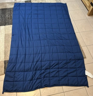 Ella Jayne Reversible Anti-Anxiety Weighted Blanket 12 Lbs Blue & Gray - Image 1 of 4