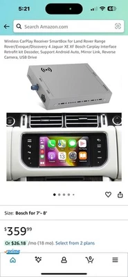 For Land Rover Discovery Range Rover Jaguar Wireless Carplay Android Auto Box - Image 1 of 4