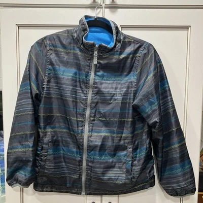 London Fog Full Zip Jacket Blue Winter Rain Coat Boys Size M 10/12 — 第 1/4 张图片