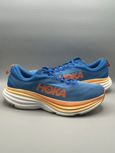 Hoka One One Bondi 8 blau orange Laufschuhe – Herren Größe 10 D (1123202-CSVO) - Bild 1 von 9