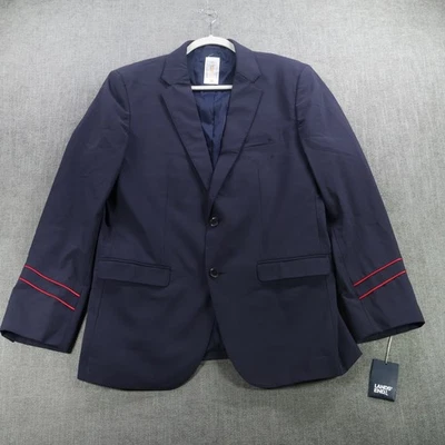 Lands End Blazer Mens 40R Navy American Airlines Wool Blend Lightweight - Image 1 of 4