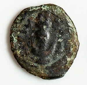 Giudea Prutah ERODE IL GRANDE I Ancoraggio e Cornucopia Antica Moneta Ebraica H 464 - Foto 1 di 2