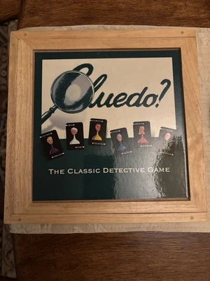 Cluedo Parker Brothers Vintage 2003 Board Game Nostalgia Edition In Wooden Box - Image 1 of 2
