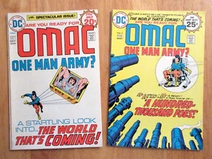 Lot of *2* OMAC (Kirby!): #1 (VF-), 3 (VF) **Super Bright & Colorful!** - Picture 1 of 8