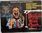 BLOODBATH AT THE HOUSE OF DEATH Original 1984 British Quad Poster