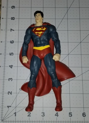 McFarlane DC Superman Black Adam Comic Page Punchers 7" Action Figure Cover