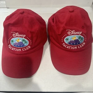 Disney Vacation Club DVC Member Adjustable RED Cap Hat NEW Retired - Picture 1 of 4