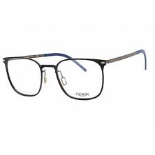 Flexon Men's Eyeglasses Navy Metal Full Rim Square Shape Frame FLEXON B2029 412