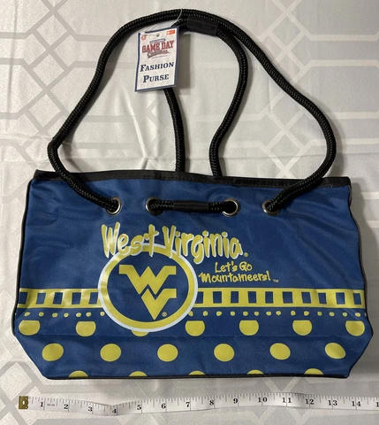 West Virginia Mountaineers Game Day Outfitters Blue Fashion Purse NWT! Cover