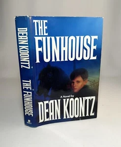 The Funhouse-Dean Koontz-SIGNED!-Book Club Edition w/ Org Dust Jacket-VERY RARE! - Picture 1 of 24