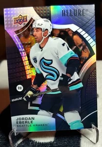 2021-22 Upper Deck Allure Hockey Jordan Eberle Black Rainbow #67 SHIPS TOPLOADED - Bild 1 von 2