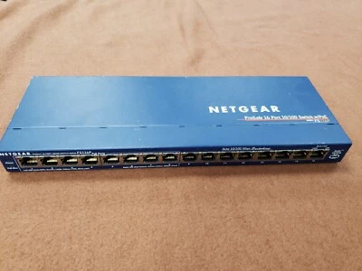 NETGEAR  ProSafe (FS116P) 16-Ports External Switch Only Good * No Power Supply - Image 1 of 4